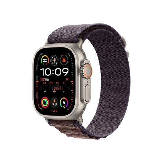 Apple Watch Ultra 2 49mm Titanium Indigo Alpine Loop MRFF3 M