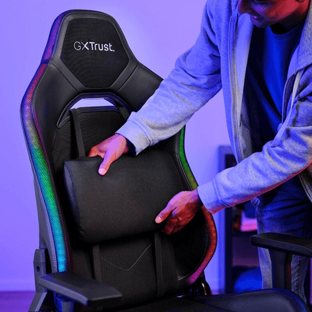 Trust Gaming Chair GXT719 Ruya RGB 25185 Black