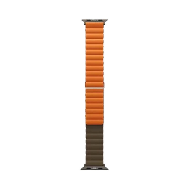 Uniq Revix Premium Edition Reversible Magnetic Apple Watch Strap 49/45/44/42Mm Charcoal/Ash Grey