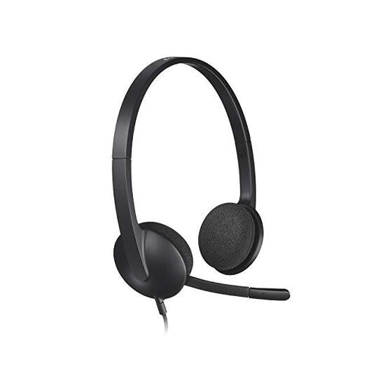 Logitech Corded Stereo Headset H340 Black