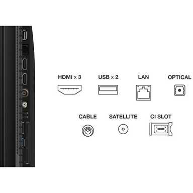 TCL TV 55P7K Black