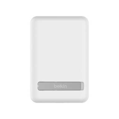 Belkin Magnetic Wireless Power Bank 5000mAh With Stand BPD004BTWT White
