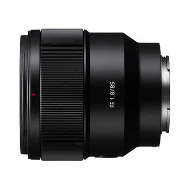 Sony FE 85mm f/1.8 Lens Black