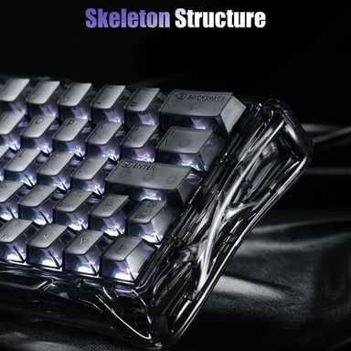 GravaStar Gaming Keyboard Mercury V60 60keys UFO Magnetic 8K Onyx Crystal