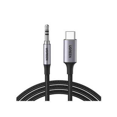 Ugreen USB-C Male to 3.5mm Male Audio Cable with Chip 1m 20192 Black