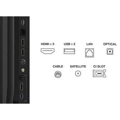 TCL TV 75V6C Black