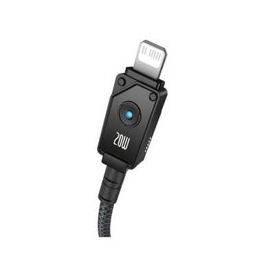 Baseus Unbreakable Series Fast Charging Data Cable Type-C to IP 20W 1m P10355803111-00 Cluster Black