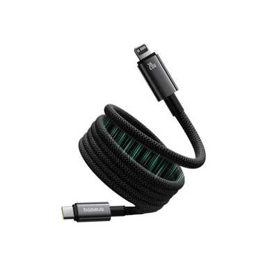 Baseus Tungsten Gold Magnetic Charging Cable USB-C to iP 20W 1m P10319805111-01 Cluster Black