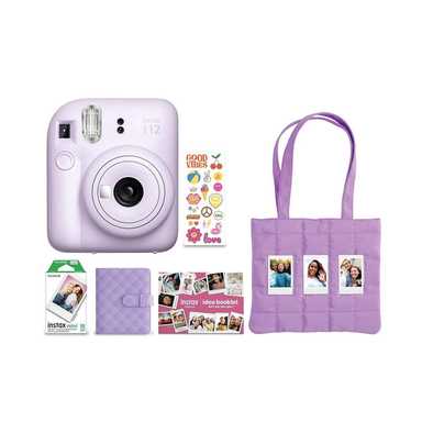 Fujifilm Instax Mini 12 Instant Camera Bundle Pastel Blue