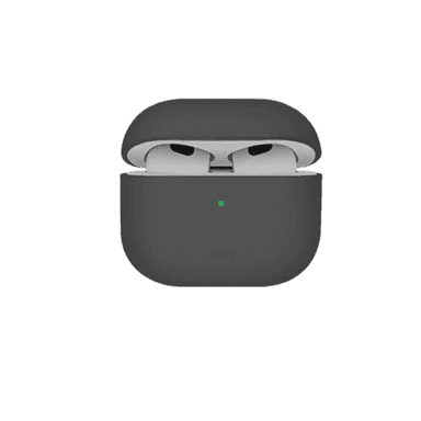 Uniq Lino Hybrid Liquid Silicon Airpods 4 Gen Case Pink