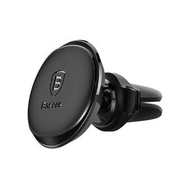 Baseus Magnetic Car Mount Phone Holder with Cable Clip Air Vent Version C40141201113-00 Black