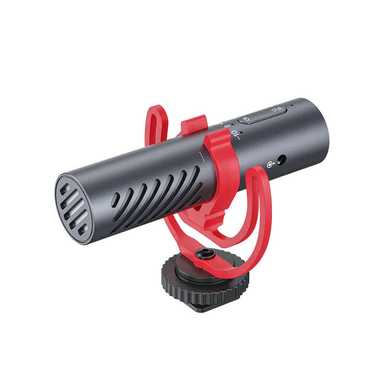 BOYA BY-MM1 AI Worlds 1st AI-Powered Supercardioid On-Camera Microphone Black