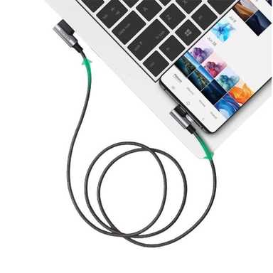 Ugreen 18W USB-A to Type-C 90 Degree Cable 2m 20857 Space Grey