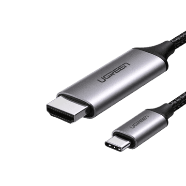 Ugreen USB-C to HDMI Male to Male Cable Aluminum Shell 1.5m 50570 Black Grey