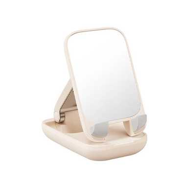 Baseus Seashell Series Folding Phone Stand with Mirror B10551501411-00 Pink