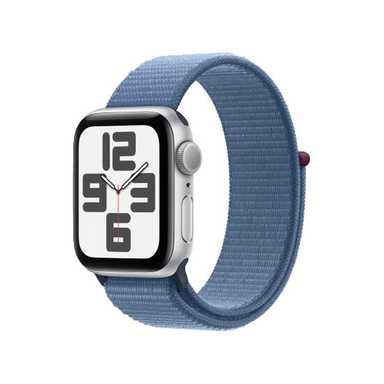 Apple Watch Series SE 2 GPS 2023 40mm Silver Aluminum Case With Winter Blue SL MRE33