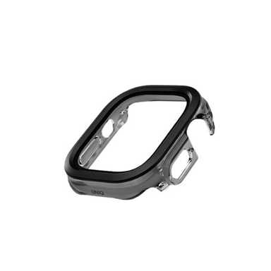 Uniq Voute Tempered Glass Apple Watch Series 49mm Jet Black