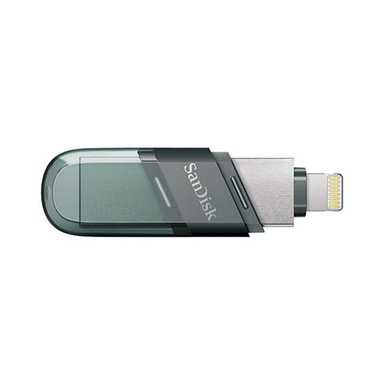 SanDisk iXpand Flash Drive Flip 256GB Type A+Lightning SDIX90N-256G-GN6NE Green