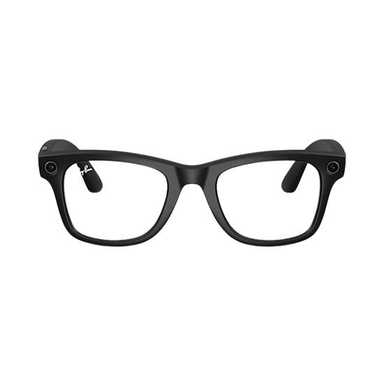 RayBan Meta WayFarer RW4008 Shiny Black/Clear