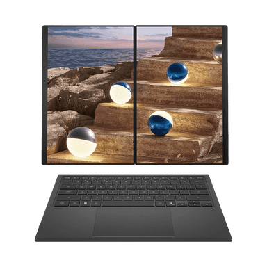 Asus Zenbook Duo 14 Oled UX8407AA-SN145W, Intel Core Ultra 9-386H 16c, Intel Arc Graphics, 32GB RAM SSD 1TB, windows 11 home, ლეპტოპი