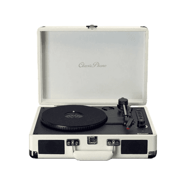Lenco TT-115 Bluetooth Turntable With Built-In Speakers Cream