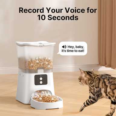 Petsuper Smart Pet Feeder PF02-2 White