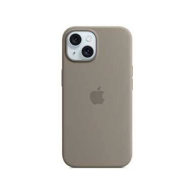 Apple iPhone 15 Silicone Case with MagSafe MT0Q3ZM/A Clay
