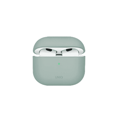 Uniq Lion Hybrid Airpods 4 Liquid Silicon Case Green