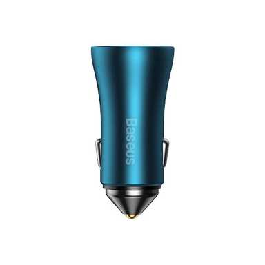 Baseus Golden Contactor Pro Dual Fast Charger Car Charger C+C 40W CGJP000003 Blue