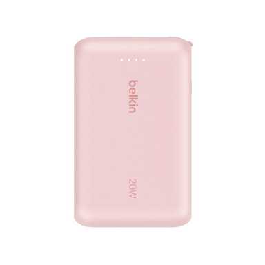 Belkin Power Bank 10000mAh With Integrated Cable BPB021HQPK Pink