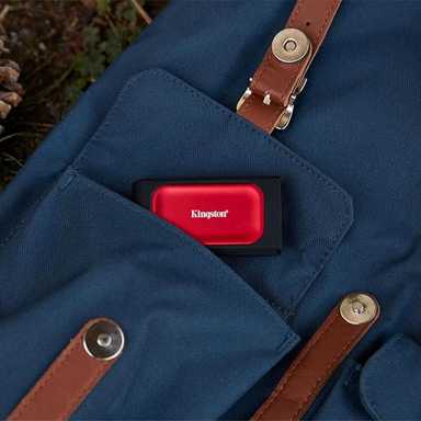 Kingston SXS1000 USB-C External SSD 2TB Red