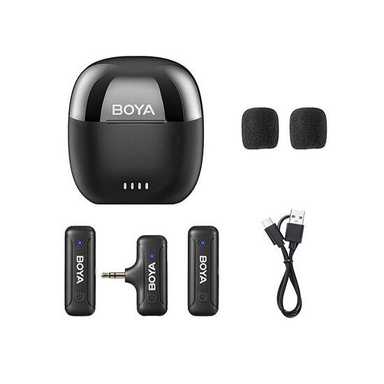 Boya BY-WM3T-M2 Mini 2.4GHz Wireless Microphone Black