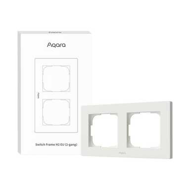 Aqara Switch Frame H2 EU 2 gang White
