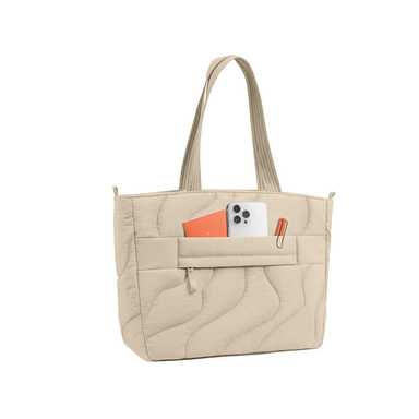 Tomtoc Terra T38 Puffy Laptop Tote Bag 16 T38M1K2 Natural Sand