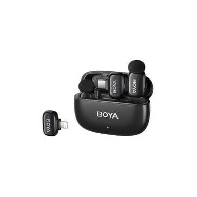 BOYA Mini 12 Ultracompact 2.4GHz Wireless Microphone System Black
