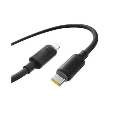 Baseus Foamed Silicone Fast Charging Data Cable USB-C to Lightning 20W 2m E0426A04 Cosmic Black