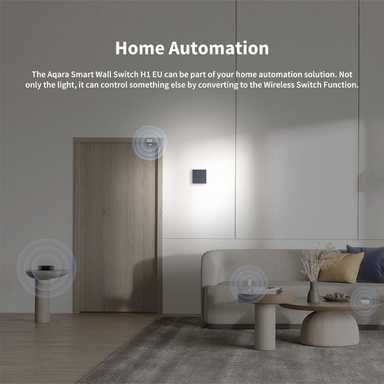 Aqara Smart Wall Switch H1 EU With Neutral Double Rocker White