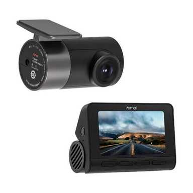 Xiaomi 70mai Dash Cam 4K A800S plus Rear Cam Set with MicroSD 256GB Black