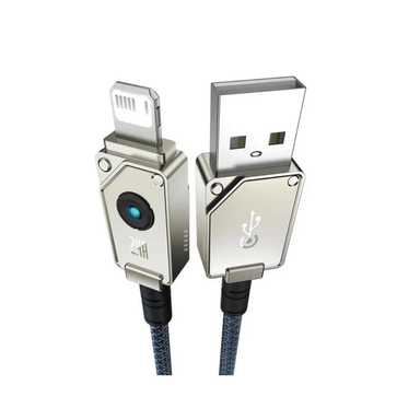Baseus Unbreakable Series Fast Charging Data Cable USB to iP 2.4A 2m P10355802221-01 Stellar White