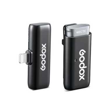 Godox 2.4GHz Wireless Microphone System WES1 kit1 Black