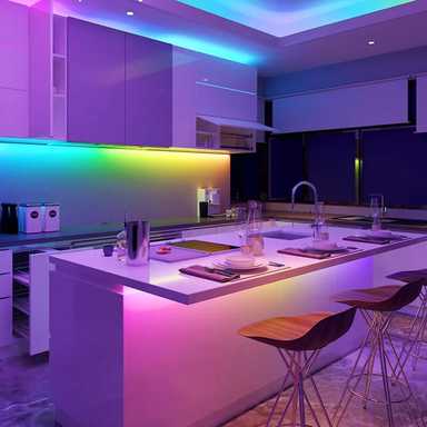 Govee RGBIC Wi-Fi/BT LED Strip Lights With Protective Coating 10M H619C3D1 White