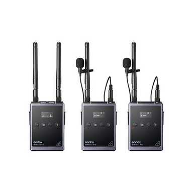 Godox UHF Wireless Microphone System WMicS1 Pro Kit2 Black