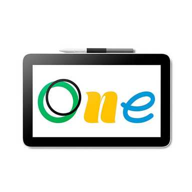 Wacom One 13 touch pen display DTH134W0B White Black