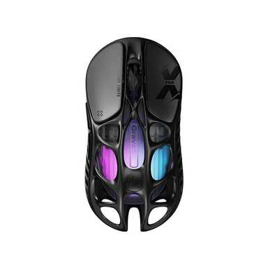 GravaStar Gaming Mouse Mercury X Pro Wireless 8K Dongle Galaxy Black