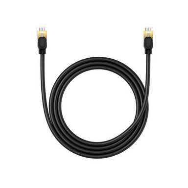 Baseus High Speed CAT8 40Gigabit Ethernet Cable (Round Cable)1.5m B0013320A111-02 Cluster Black
