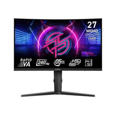 MSI Gaming Monitor 27 275CQRXF 9S6-3CD04H-061 Black