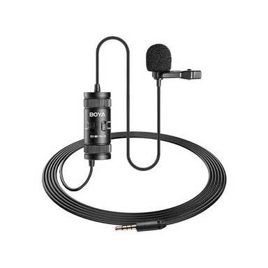 Boya BY-M1 Pro II Universal Lavalier Microphone Black